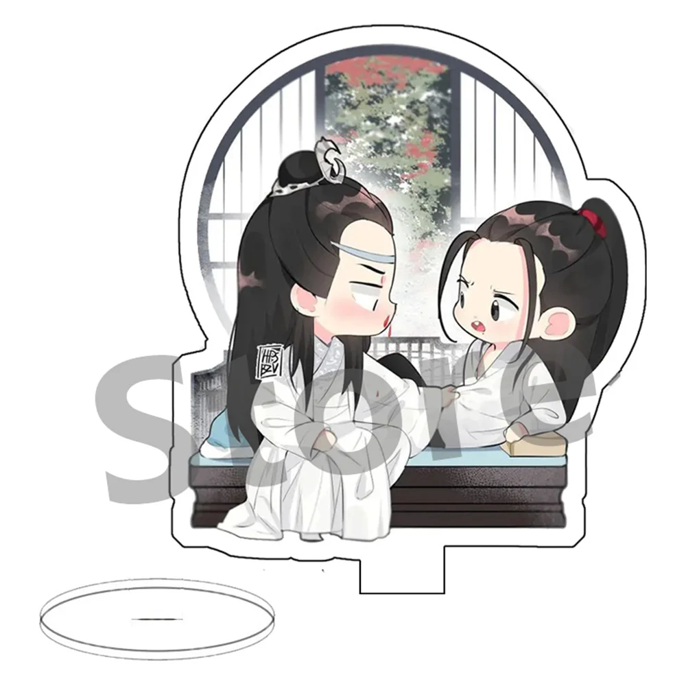 Аниме Mo Dao Zu Shi милая акриловая фигурка-подставка 15 см Lan Wangji Wei Wuxian мультяшный