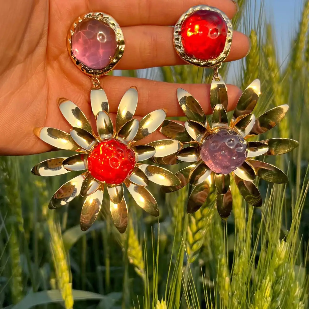 

Creative Flower Earrings for Women Jewelry Gifts