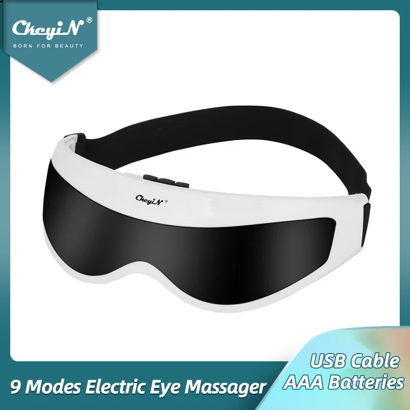 

CkeyiN 9 Modes Vibration Eye Massager Magnetic Therapy Muscle Relief Relax Acupressure Relieve Fatigue and Dark Circles Eye Care