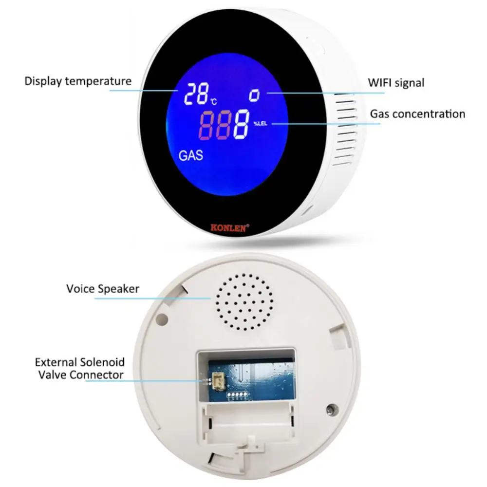 

Three Years Of Service Life Gas Leakage Wireless Home Kitchen Security Alarm Security Protection Smart Home Tuya Wifi Wifi