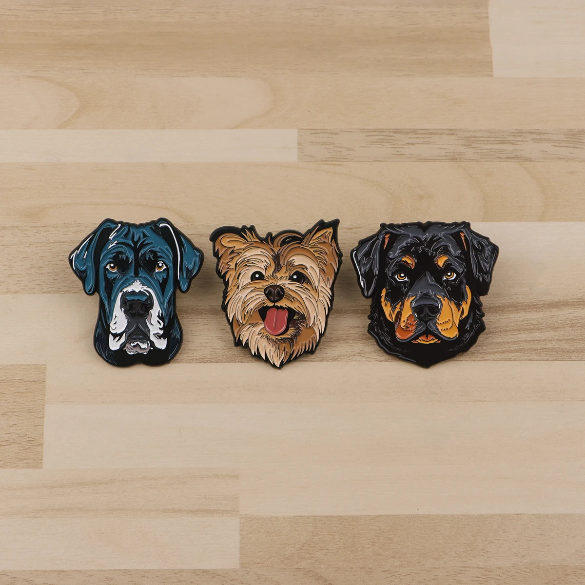 The Pet Dogs Enamel Pin Lapel Animals Backpacksks Brooches For Clothing Metal Fashion Jewelry Accessories Gifts