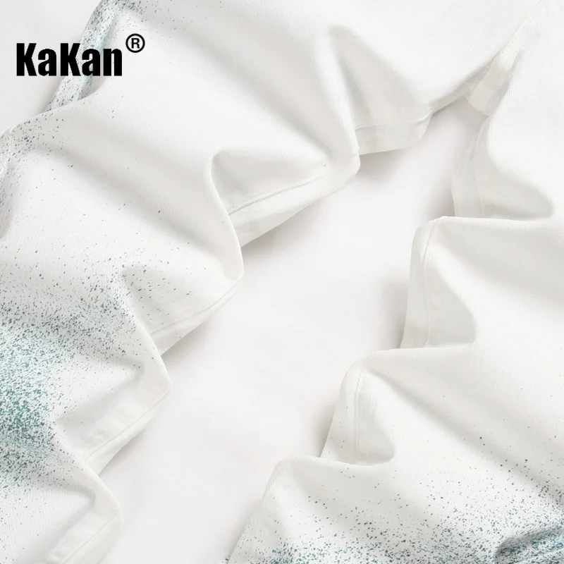 Kakan - Summer New Street Men's Jeans, Personalized  Handdrawn Trendy Slim Fit Long Jeans K19-1321