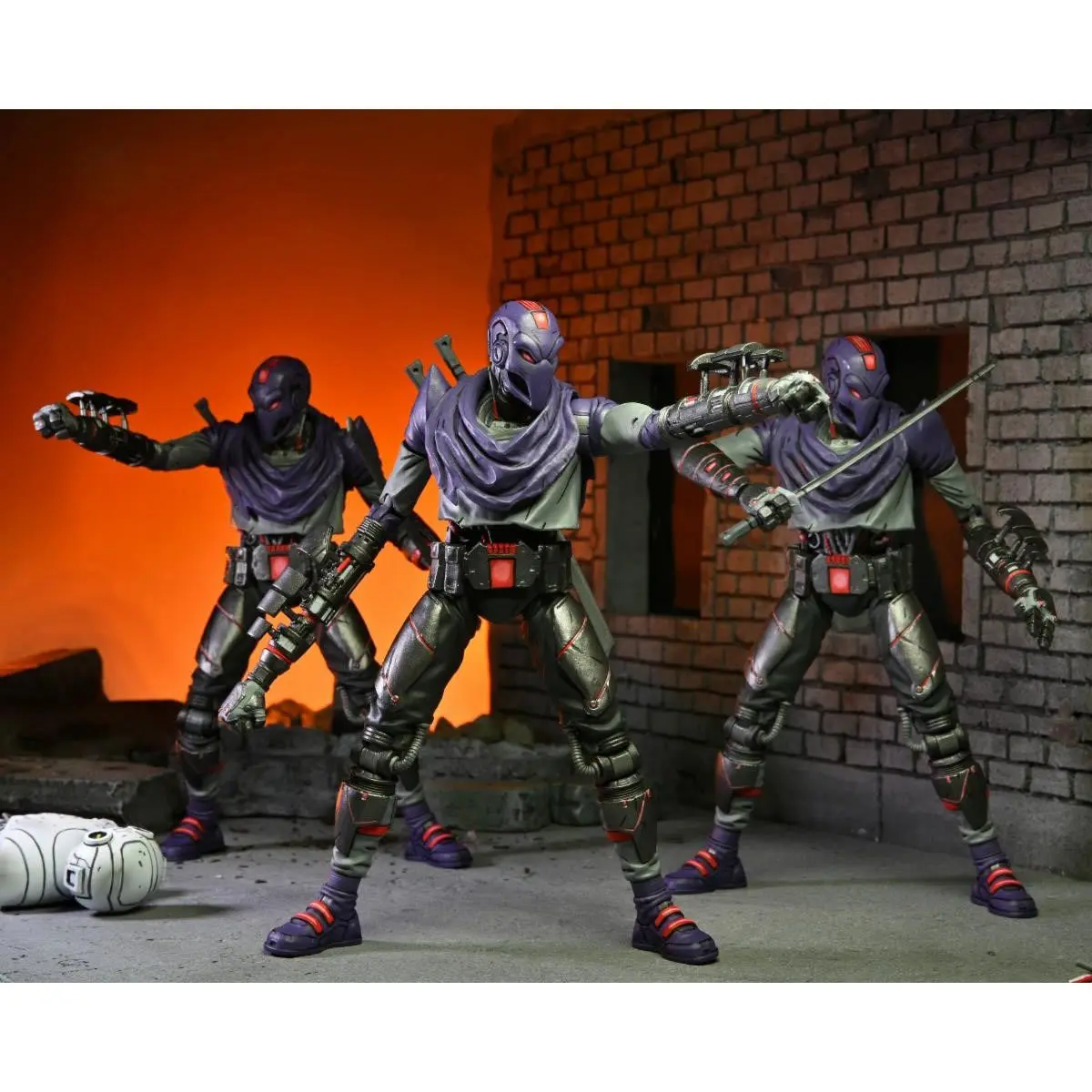 NECA Teenage Mutant Ninja Turtles The Last Ronin Ultimate Foot Bot 7-дюймовая фигурка 100% оригинальная модель