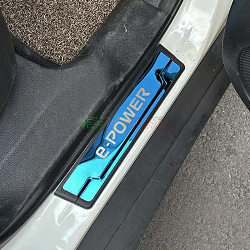 Аксессуары для Nissan X-Trail XTrail T33 T32 2023 2024 Накладка на порог из нержавеющей стали