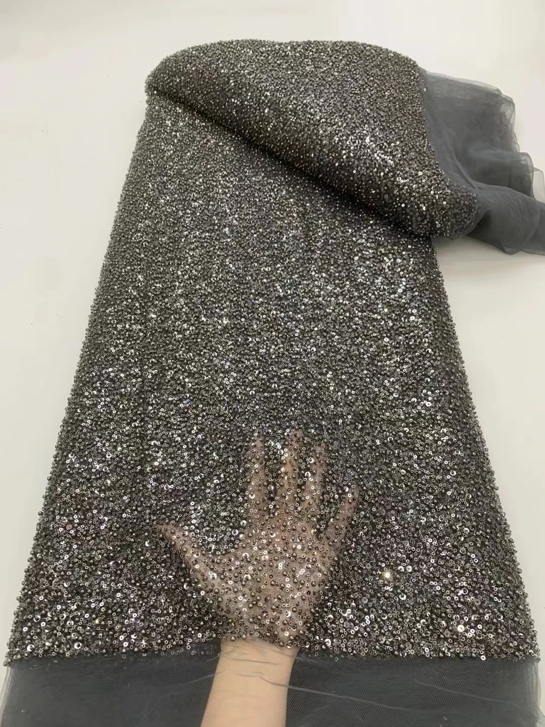 Африканские блестки кружевная ткань 2024 высококачественное кружево французские