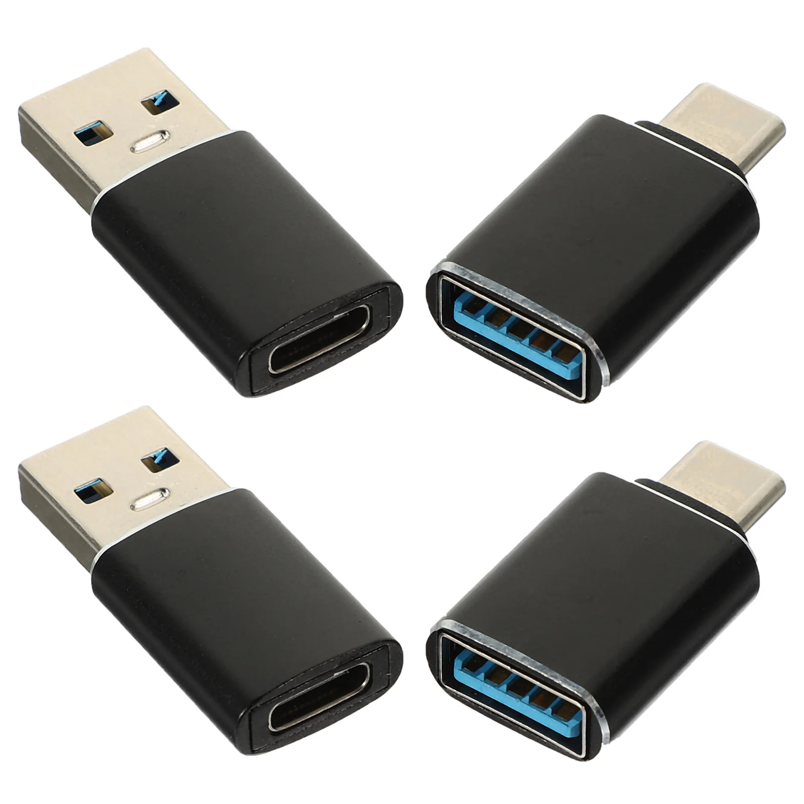 

4pcs USB-C to USB Adapter OTG Adapter USB 3.0 to USB Type-C Converter Supply