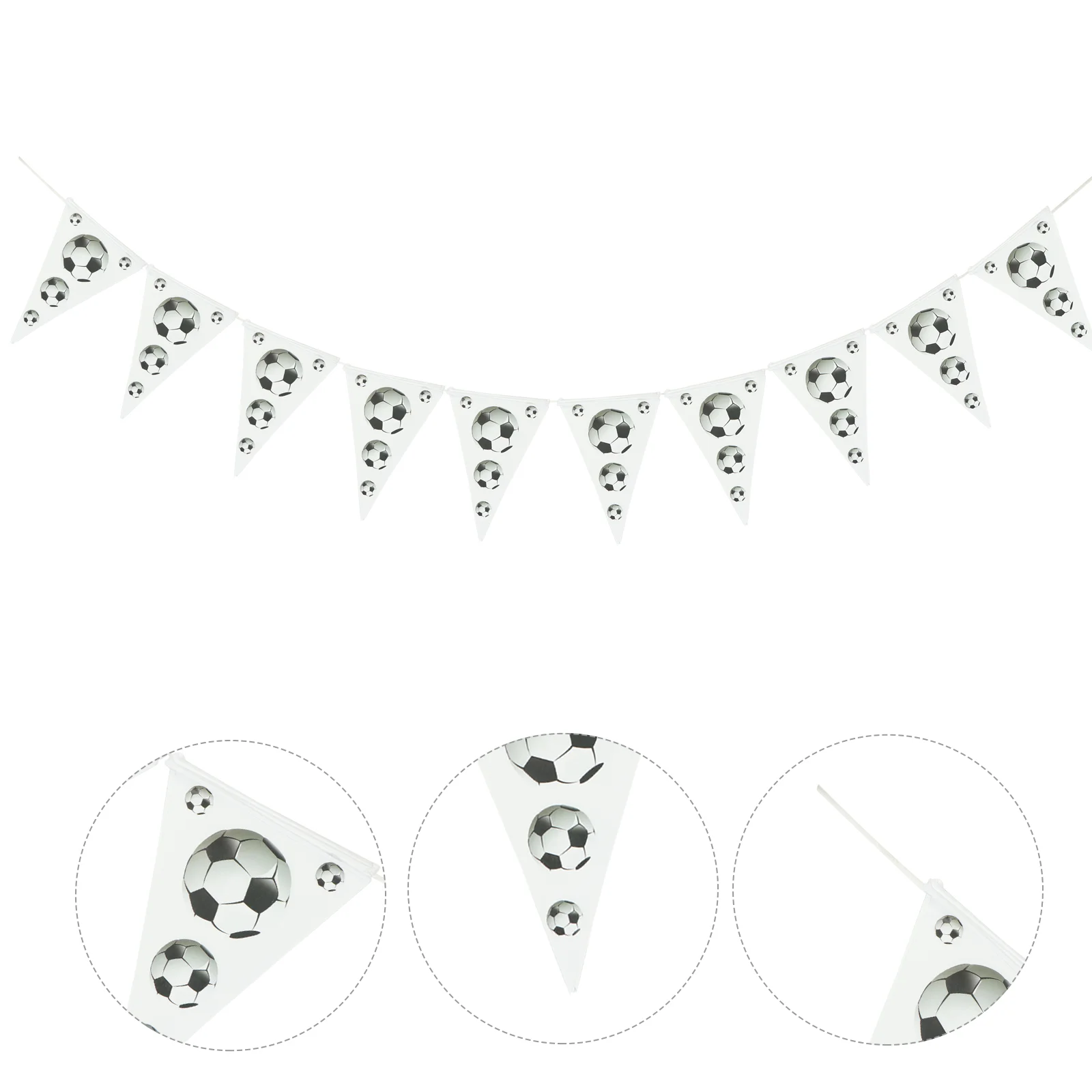 

1 String Football Party Bunting Creative Football Themed Hanging Banner for Birthday Party Kids