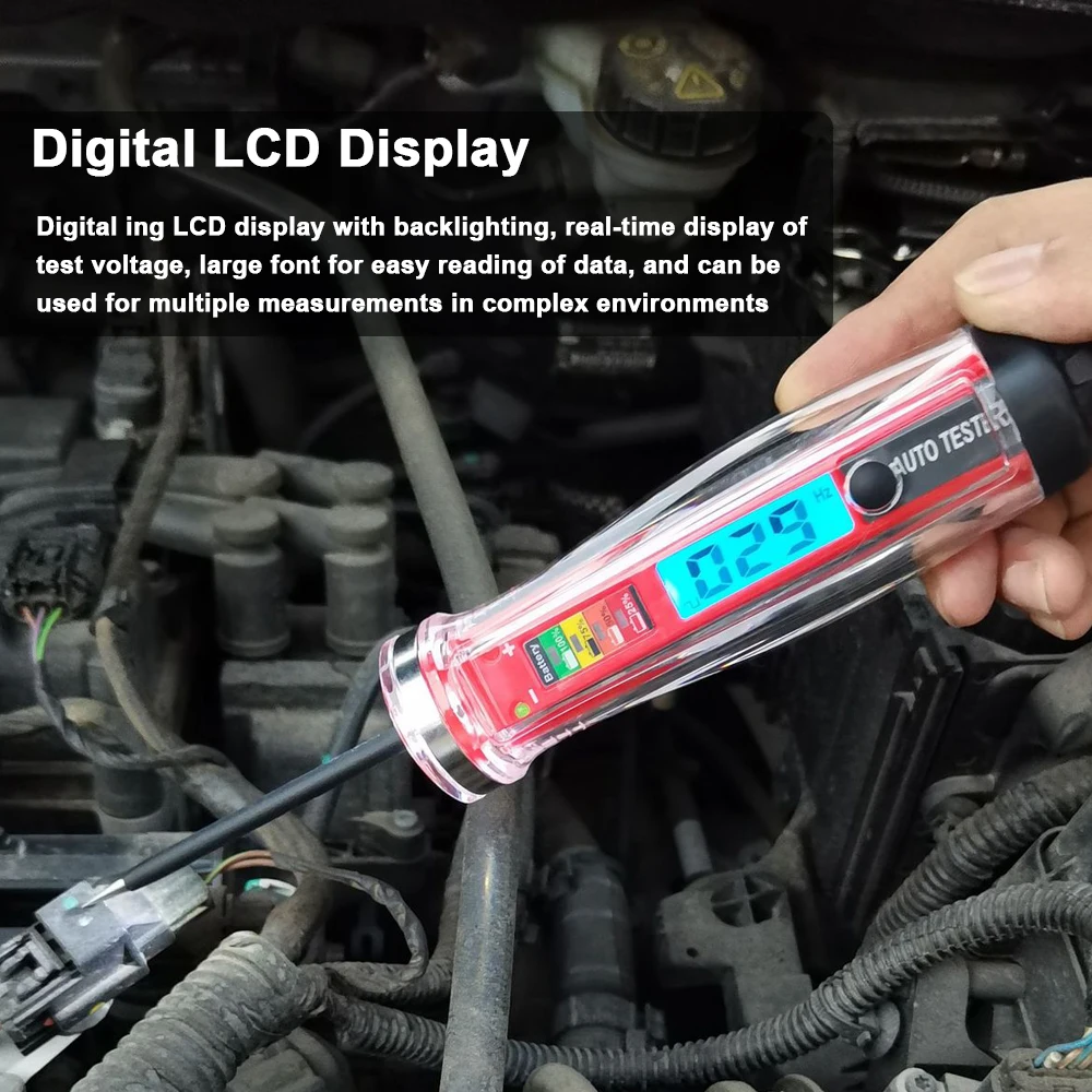 Цифровой Автомобильный Тестер Мощности Биполярный Электрический Выключатель С