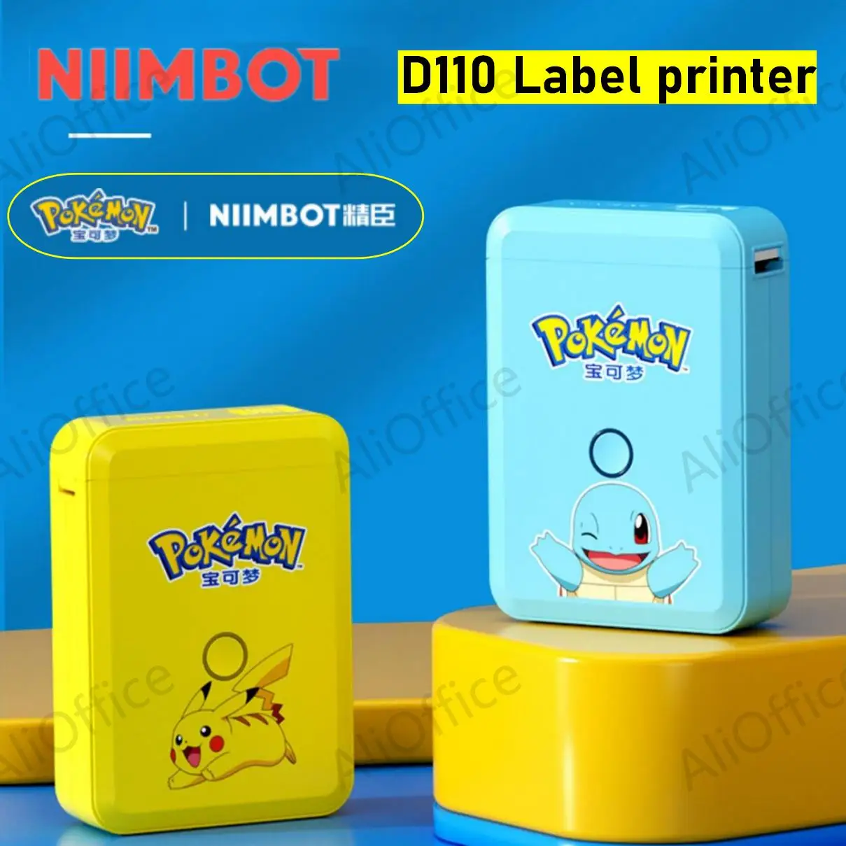 

NIIMBOT D110 Thermal Label Makers with 1 Roll Tape Portable Mini Wireless Bluetooth Sticker Printer Mobile Phone Editable