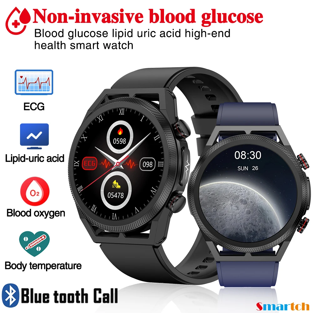 

Смарт-часы мужские/женские с синими зубьями, водостойкие