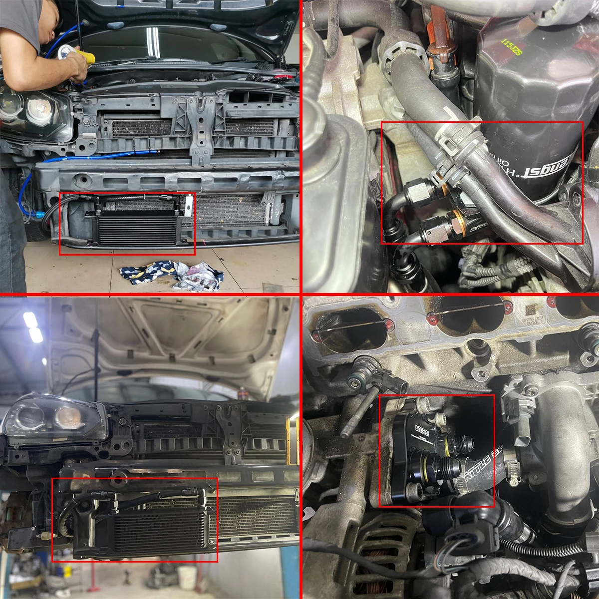 Комплект масляного радиатора двигателя для VAG Volkswagen Audi 1.4TSI EA211 корпус фильтра