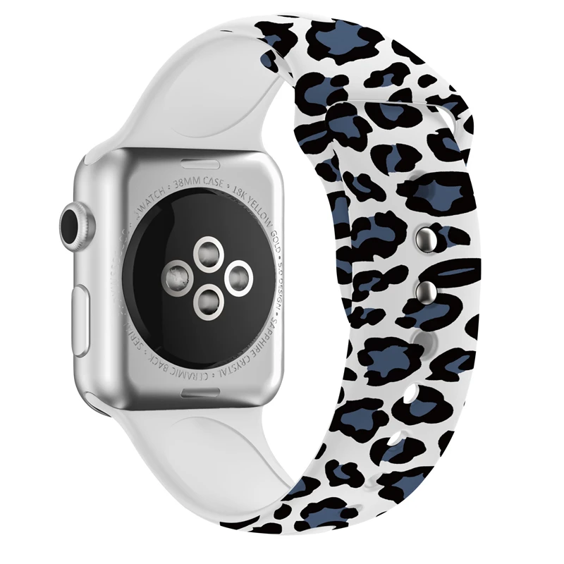 

Силиконовый ремешок для Apple watch band 44 мм 45 мм 42 мм, роскошный браслет для наручных часов 40 мм 38 мм 41 мм, correa iwatch series 6 5 4 3 SE 7