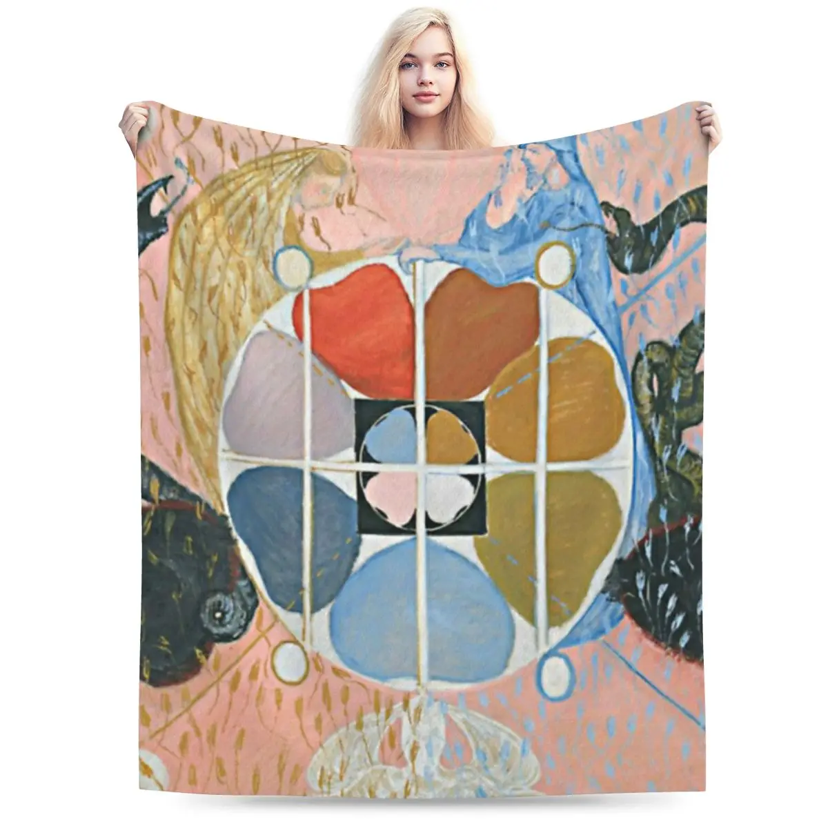 Hilma Af Klint Evolution No 12 Grupp VI 1908 одеяло из микрофлиса