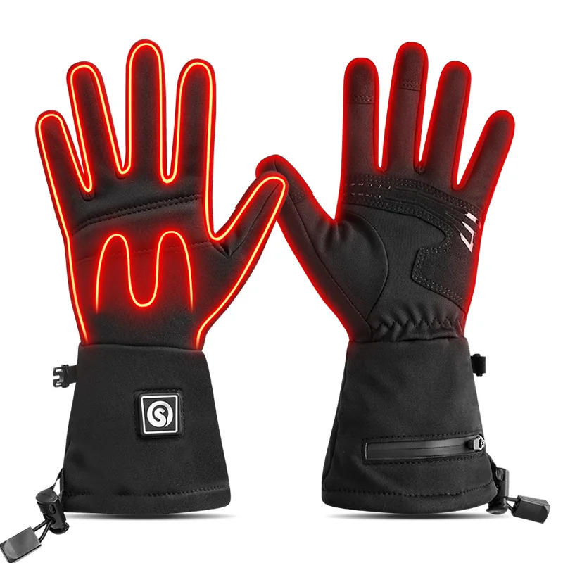 Savior Heat Winter Electric Motorcycles Gloves Rechargeable Waterproof Heated Glove For Cycling Skiing Thermal For Men Women