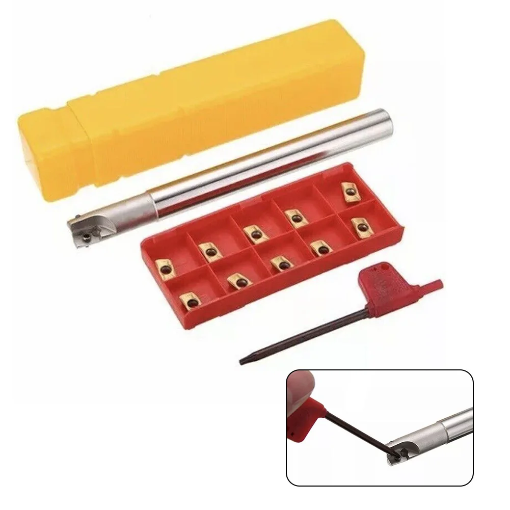 

Precision Tooling Solution 300R C14 14 150 CNC Lathe Turning Tool Holder Bar + 10 APMT1135PDER Carbide Inserts