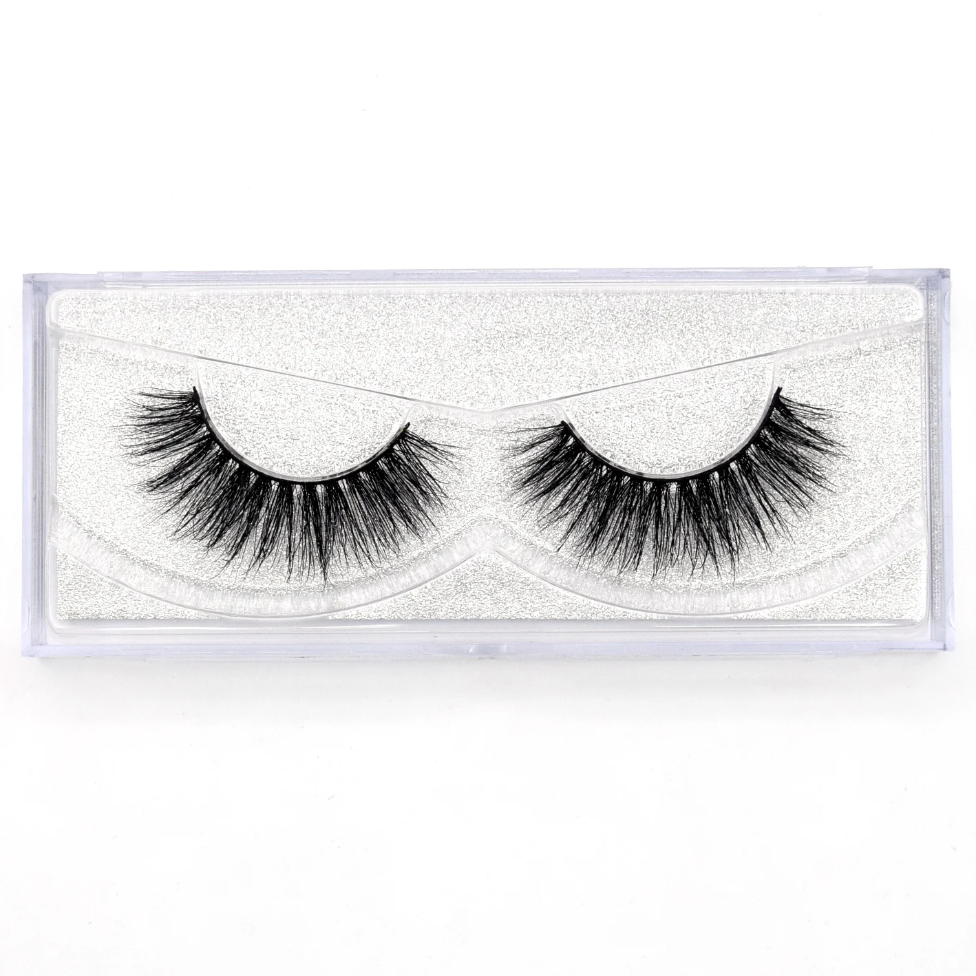 Visofree 3D норковые ресницы настоящие ручной работы пересекающиеся индивидуальные