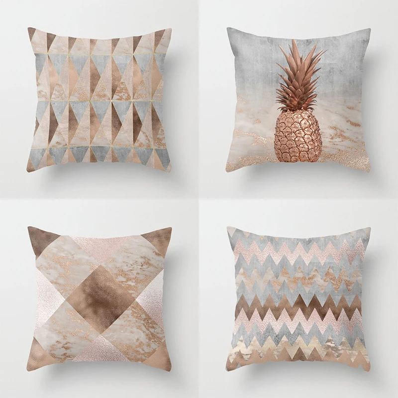 

Nordic Simple Abstract Pillow Case 45x45cm Decorative Cushion Cover Geometric Pattern Sofa Throw Pillow Cover For Living Room