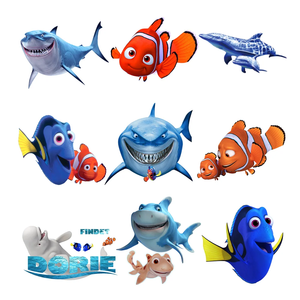 

Disney Stickers Finding Nemo Stripes Iron On Transfers For Clothing Children Diy Thermoadhesive Fusible Patch Free Shipping
