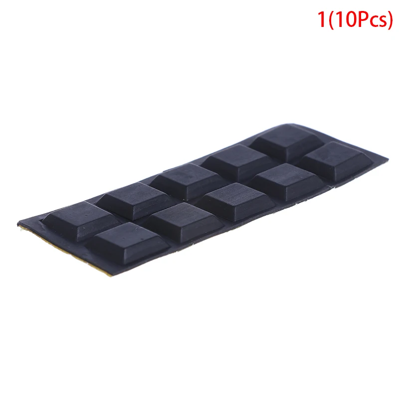 

40 шт. черные квадратные резиновые ножки для мебели