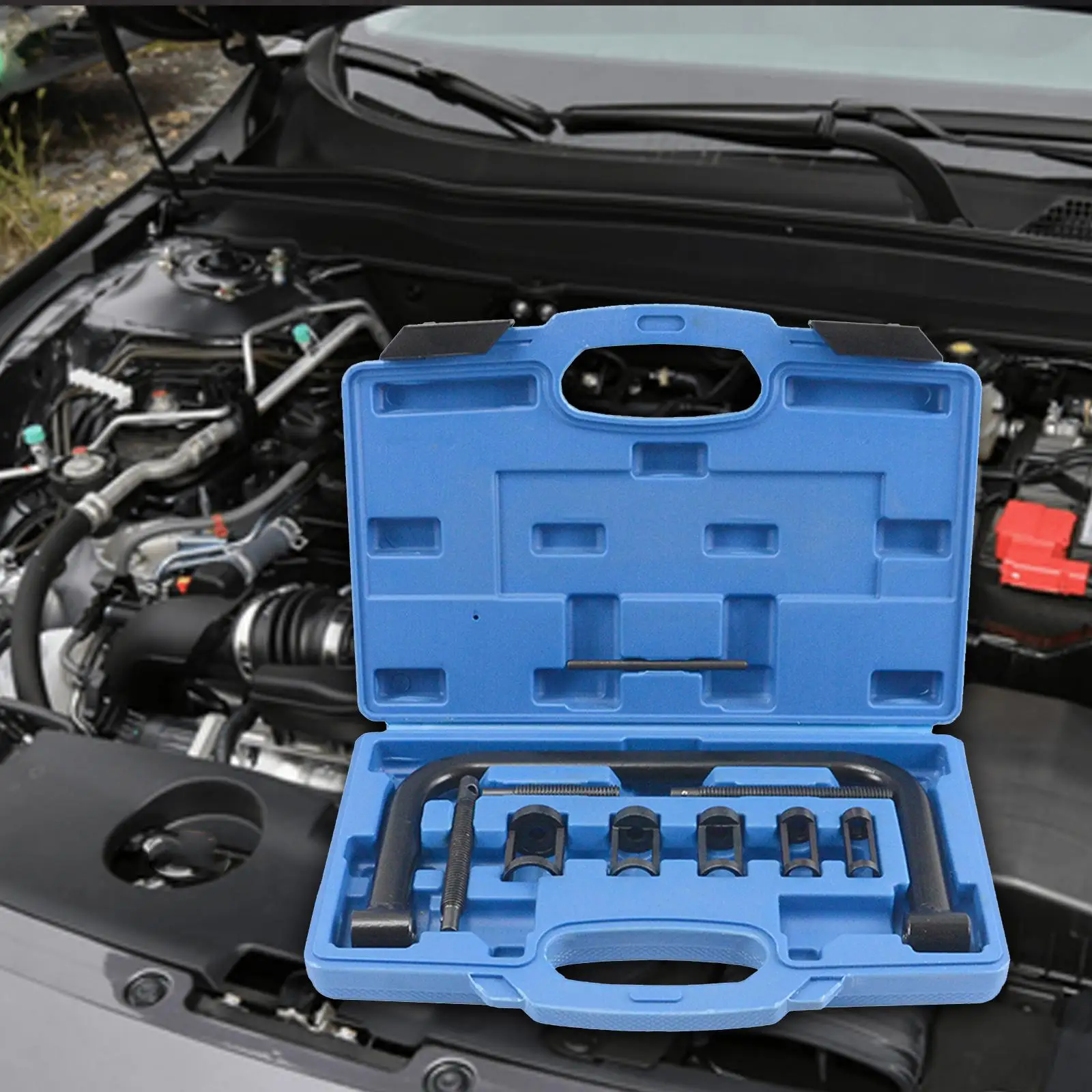 Инструмент для разборки верхнего зажима клапана компрессора пружины мотоцикла