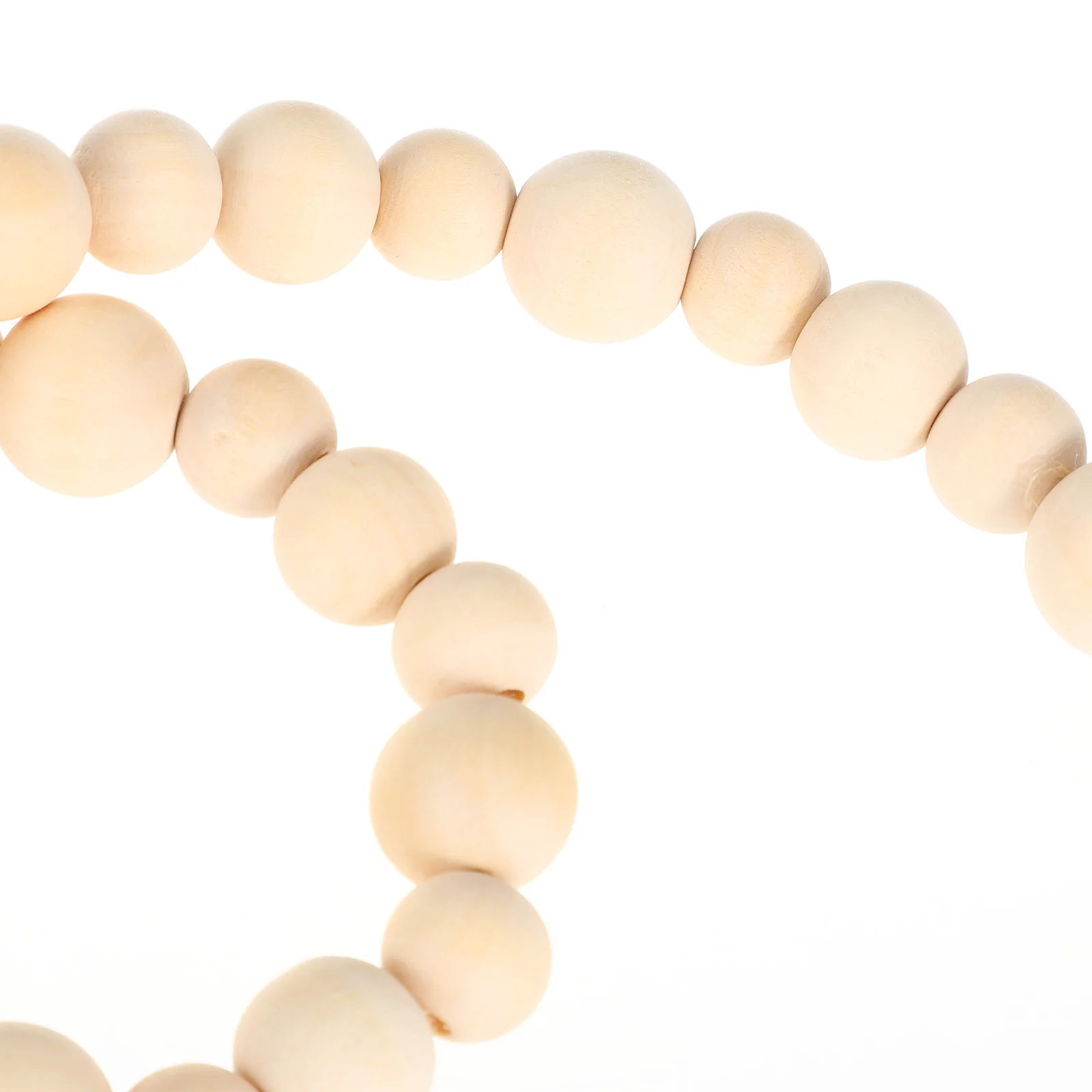 Настенный шпагат в стиле бохо бусины с кисточками бахрома нежная деревянная