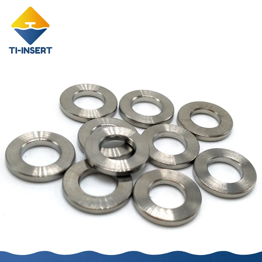 M5-M10 TC4 титановые плоские шайбы устойчивые к коррозии крепежи E014