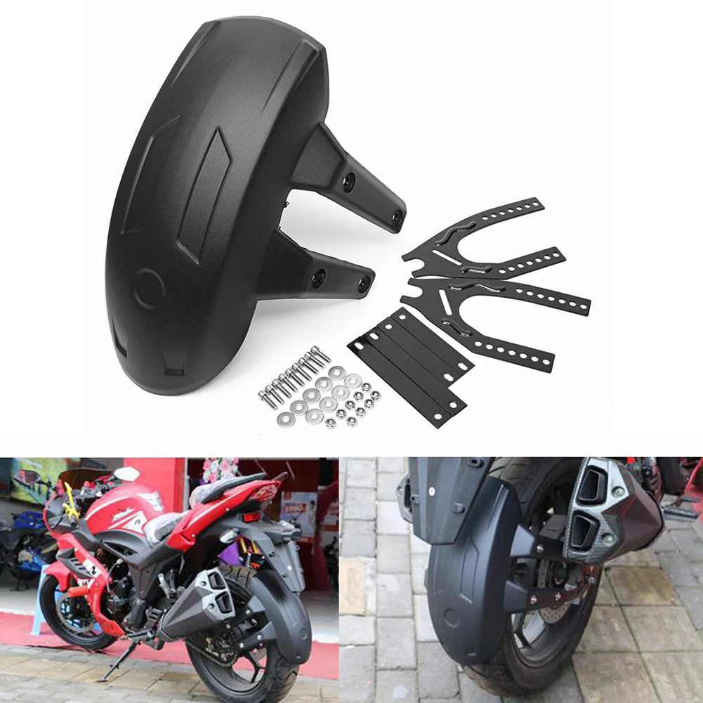 Guardabarros Universal para motocicleta, soporte de guardabarros trasero para rueda trasera de motocicleta, Protector contra salpicaduras