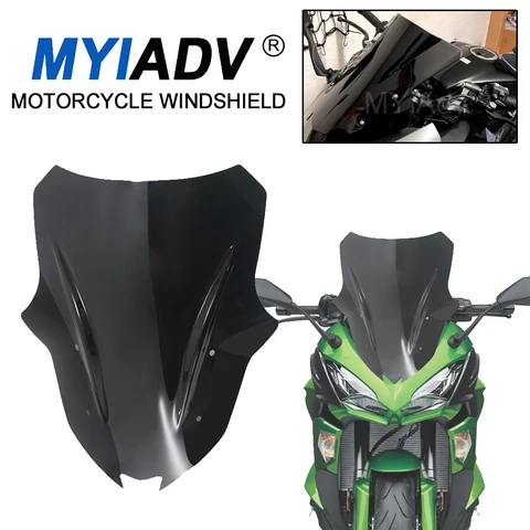Ветрозащитный экран на лобовое стекло мотоцикла, защита от ветра для Kawasaki For Ninja 1000 1000SX 2020-2023 2024 Z1000SX 2017-2022