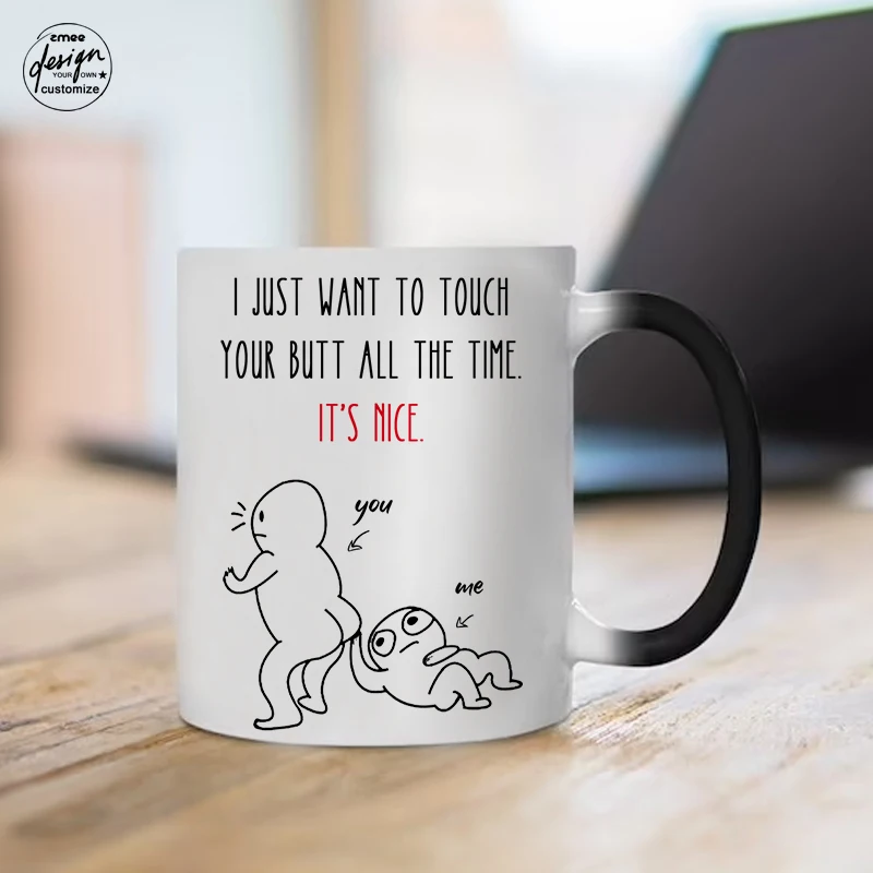 

Valentine's Day Gift Anniversary Gift Colour Magic Changing Mug Custom Coffee Mug Magic Mug Color Chang Lover My Favorite Thing