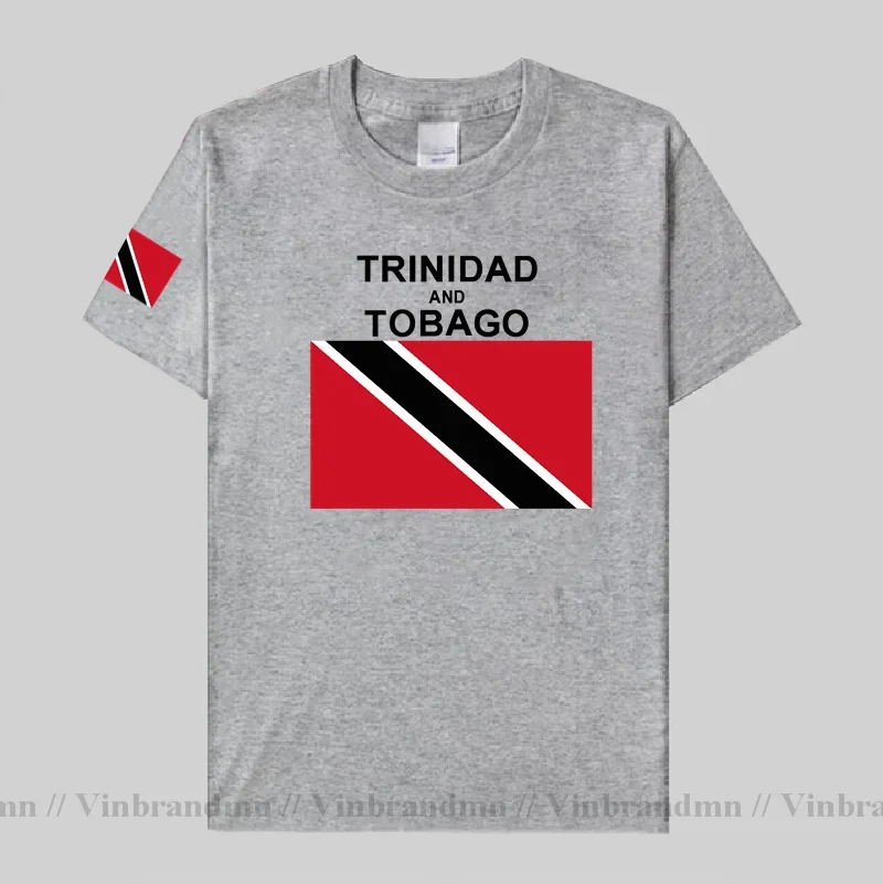 Фото Мужская футболка Trinidad and Tobago, модные трикотажные изделия, футболки из чистого хлопка, одежда TTO Trinidadian Trini Trinbagonian №2