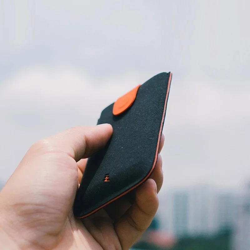 

DAX V2 card holder Mini Slim Portable Business Card Holders Pulled Men Women Wallet Gradient Color 5 Cards Money Purse