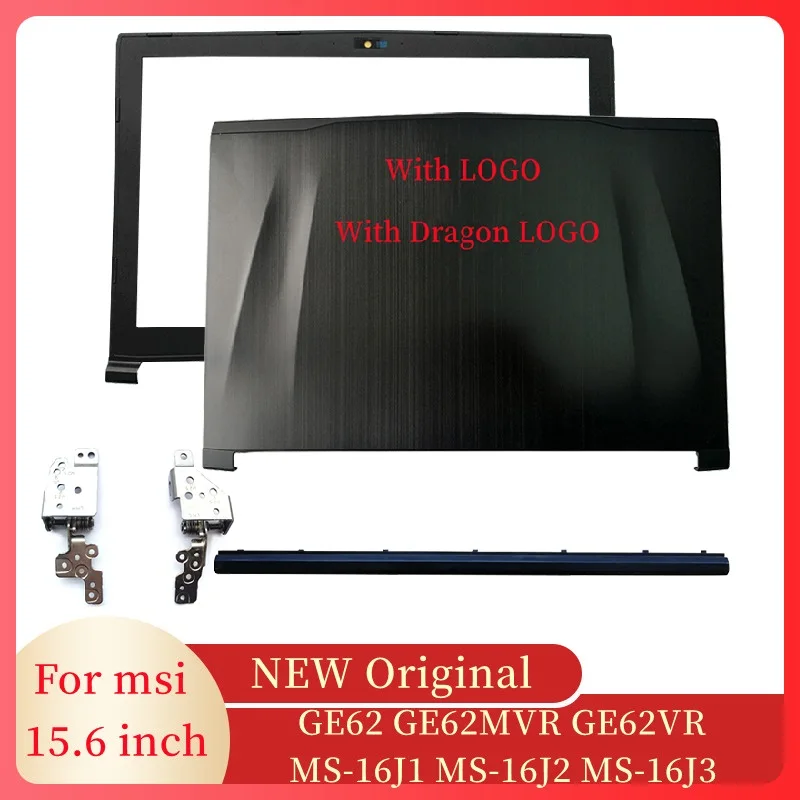

Original NEW Laptop LCD Back Cover Case/Front Frame/Hinges Cover For MSI GE62 GE62MVR GE62VR MS-16J1 MS-16J2 MS-16J3