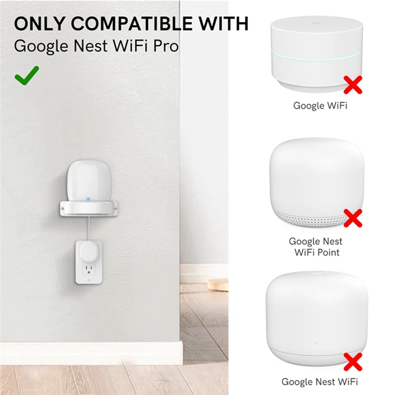 Настенный монтажный кронштейн для Google Nest WiFi Pro настенный хранения