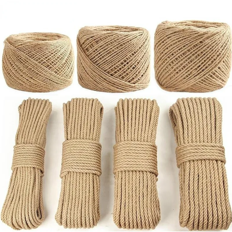 

Sisal Rope Cat Tree DIY Scratching Post Toy Cat Climbing Frame Replacement Rope Desk Legs Binding Rope for Cat Sharpen Claw