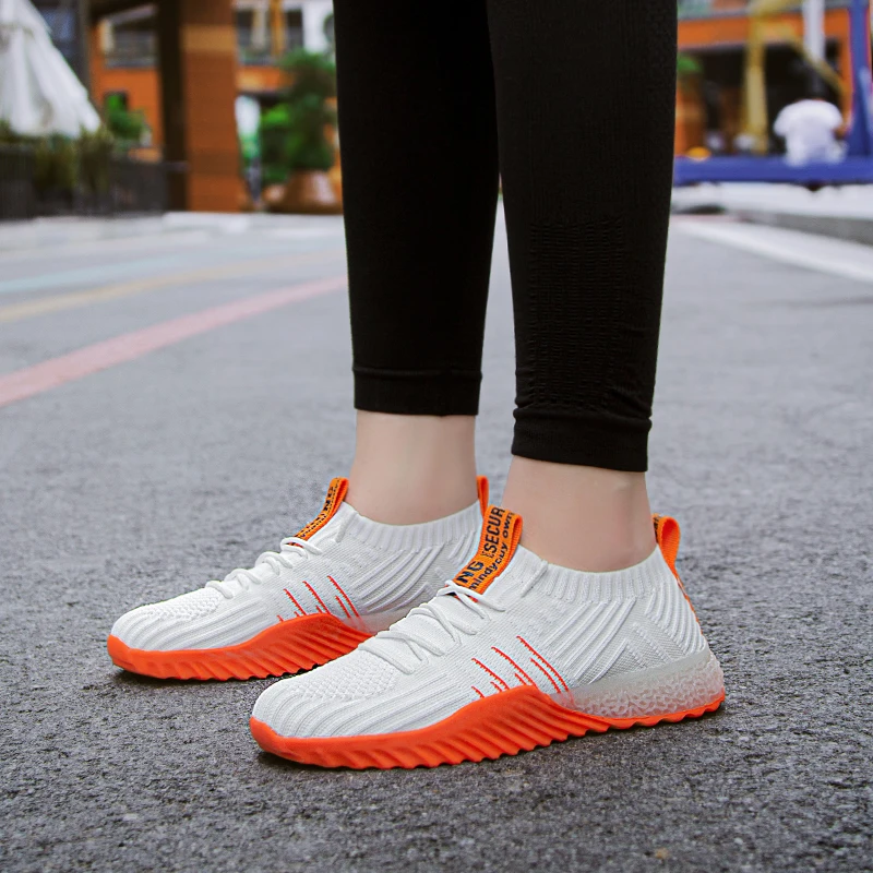 

Women Tennis Shoes Breathable Lace-Up Air Mesh Sock Female Sneakers Sports Footwear Tenis Feminino Chaussure Femme Brand Sneaker