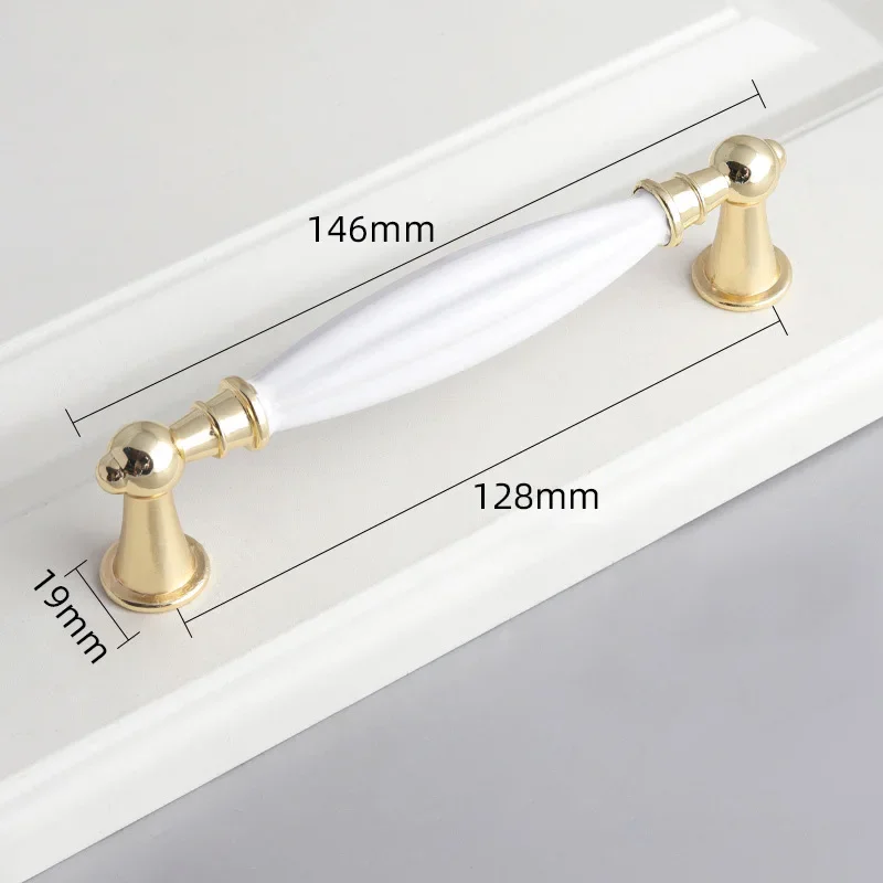 Ручки для шкафов imango белые керамические