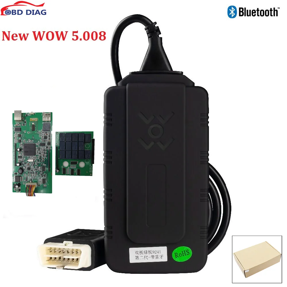 Автомобильный диагностический сканер W0W 5,008 AK DS150E Wow Snooper 2022 с Bluetooth бесплатным генератором ключей