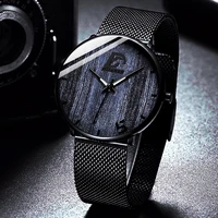 reloj hombre mens fashion ultra thin minimalist watches men business stainless steel mesh belt quartz watch relogio masculino