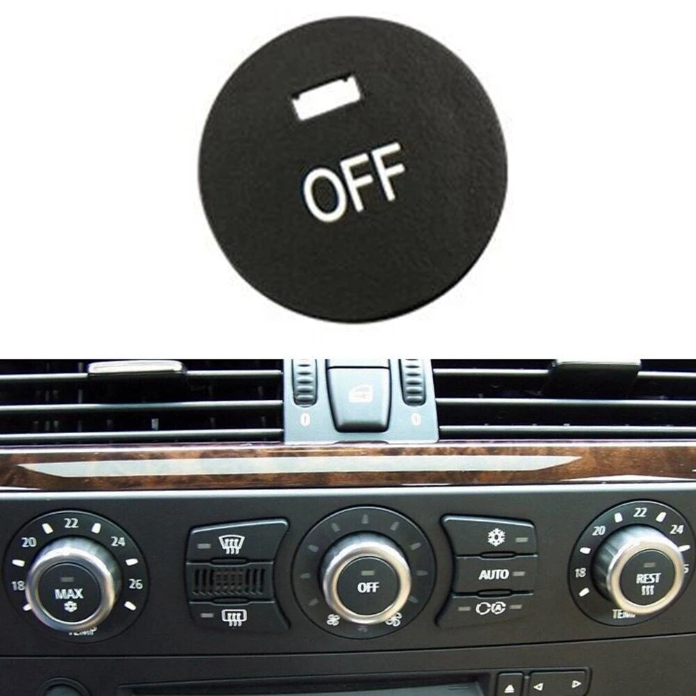 

Parts Switch Button Cover For BMW E63 E64 M6 06-07 Heater OFF Air Conditioner Button Repair Cover Climate Fittings