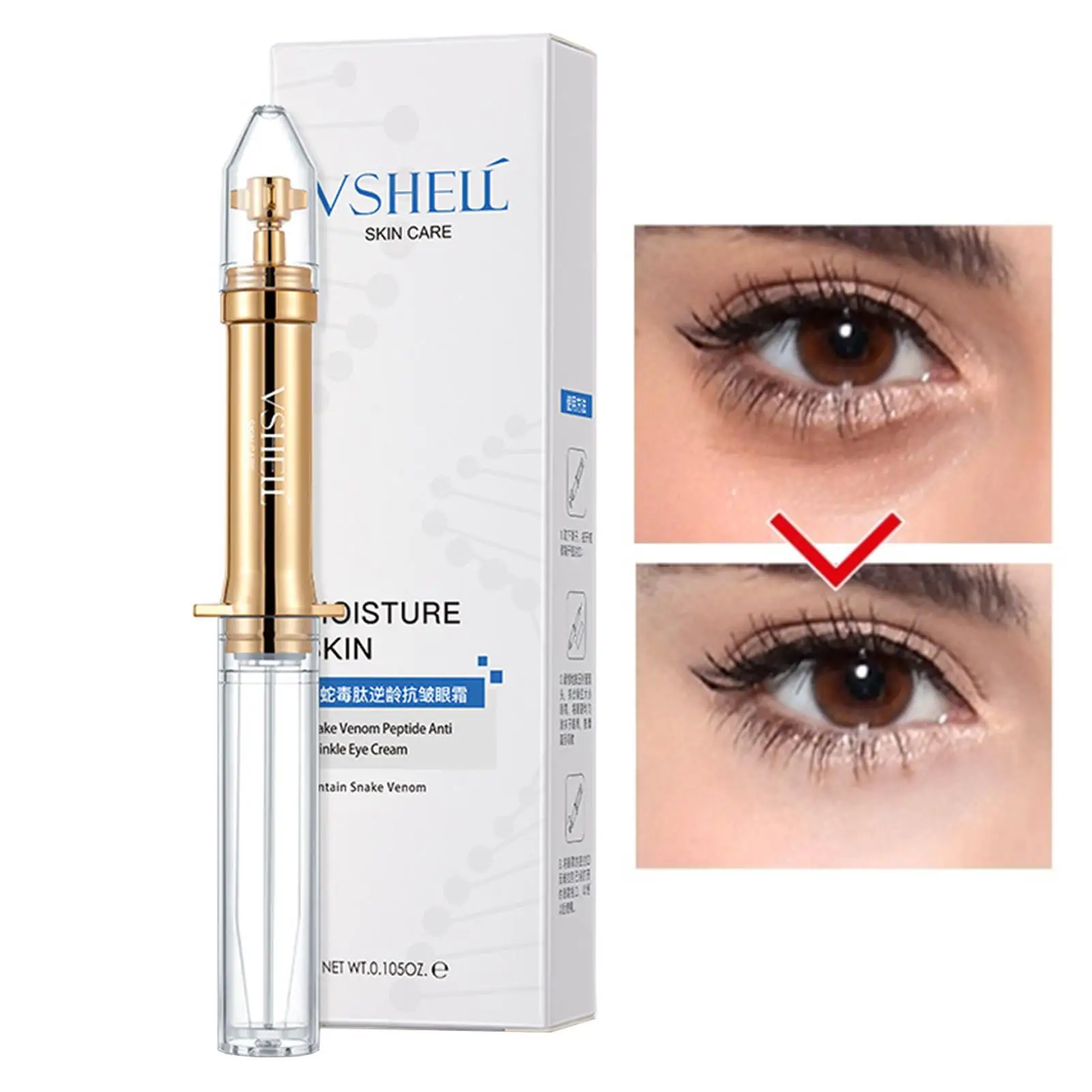 

Hydrating Eye Cream Eye Moisturizing Cream 3 PCS Tightening Eye Care Brightens Eye Area Lightening Lines Dark Circles Help