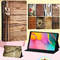 leather tablet stand cover case for samsung galaxy tab a 8 0 9 7 10 1 10 5s5e 10 5s6 lite 10 4 dust proof wood series shell