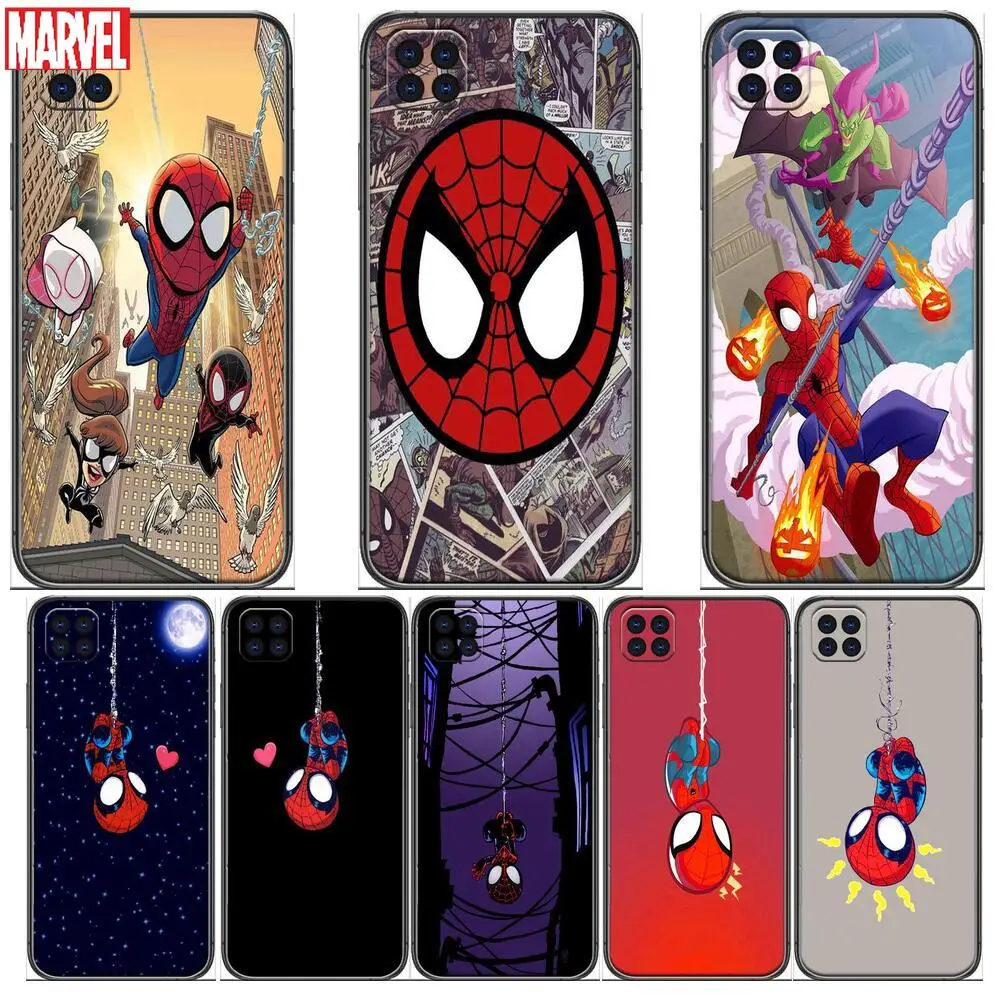 

Cartoon Spiderman Case For Motorola Moto G5 g 5 G 5G Silicone Phone Cover soft black back funda