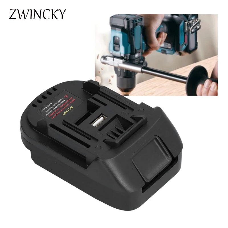 

BS18MT Battery Adapter Converter For Bosch 18V BAT619G/620 with USB Switch For makita battery for makita BL1860 Lithium Battery