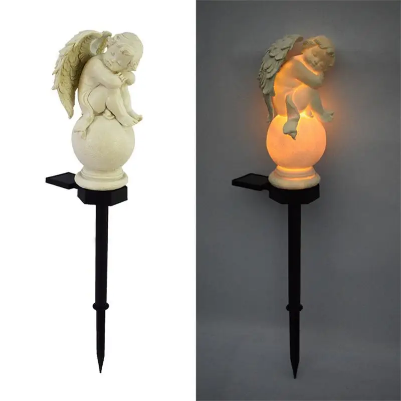 

Amorphous Silicon Lawn Lamp 13*13*22cm Solar Energy Outdoor Light Landscape Decorative Lights Solar Light Resin Lawn Outdoor