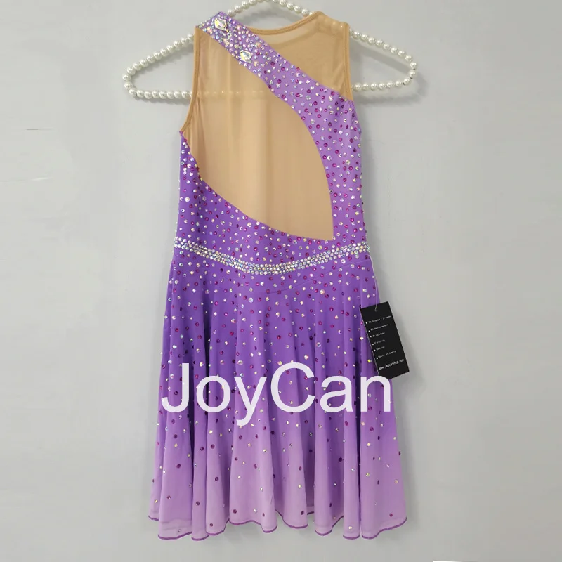 Платье для катания на коньках JoyCan Ice эластичная сетчатая танцевальная одежда из