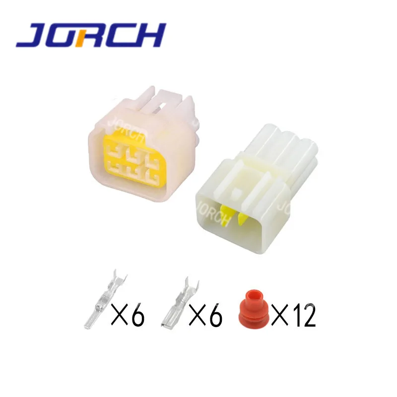 

6 pin Furukawa female/male waterproof RFW 090 waterproof auto connector FW-C-6M-B FW-C-6F-B DJ7061Y-2.3-21 DJ7061Y-2.3-11