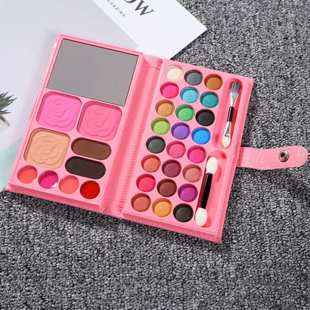 

33 Colors Girls Kids Eyeshadow Pallet Beginner Makeup Kit Eyeshadow Pan Makeup Eyeshadow Palette Blush Palette Female Makeup