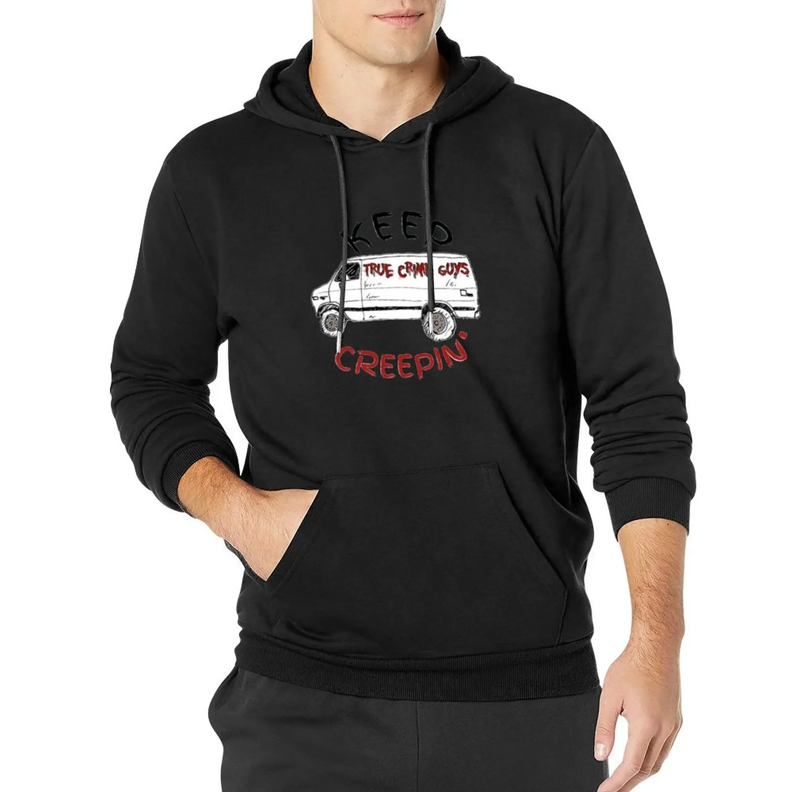 Пуловер с капюшоном Keep Creepin' Van Collection мужские футболки и графикой