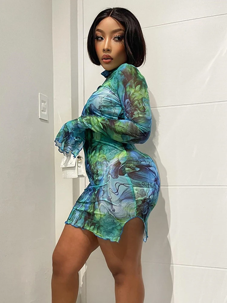 

Вечернее платье, прозрачная одежда Y2k, женское платье для ночного клуба, сексуальное вечернее платье с поясом на бедрах, вечерние ское вечер...