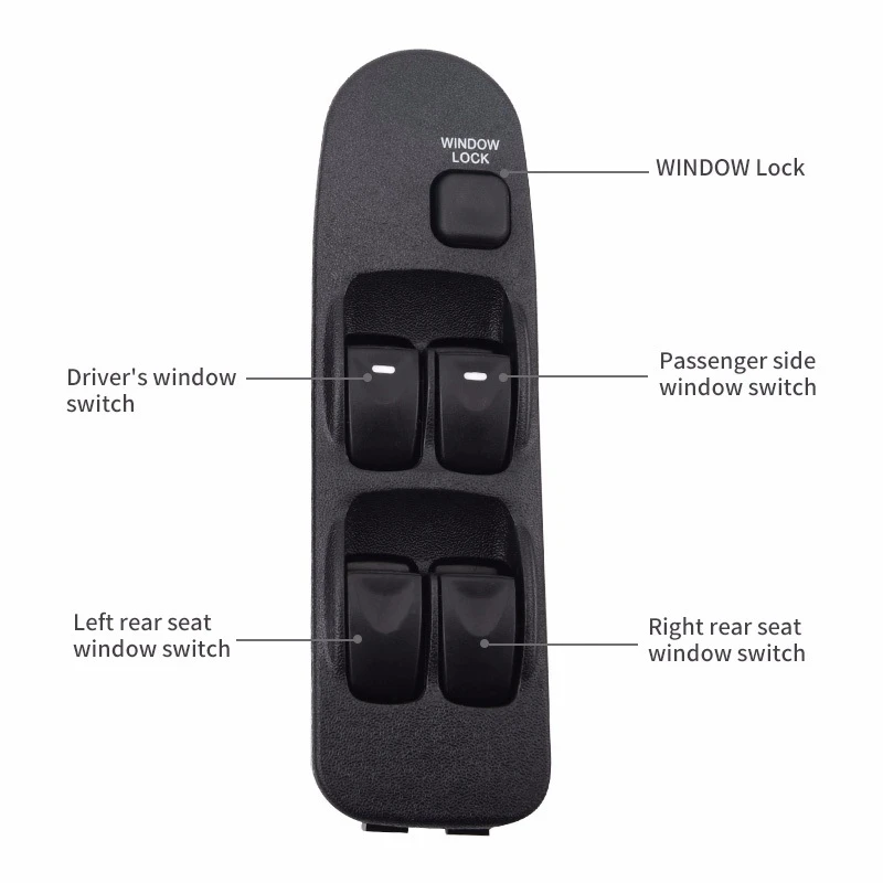 Автомобильный переключатель стеклоподъемника MR740599 MR792845 MR792851 2 шт. кнопки для